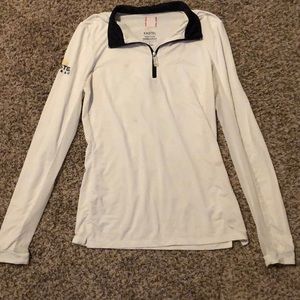 Kastel Denmark equestrian sunshirt white w/black